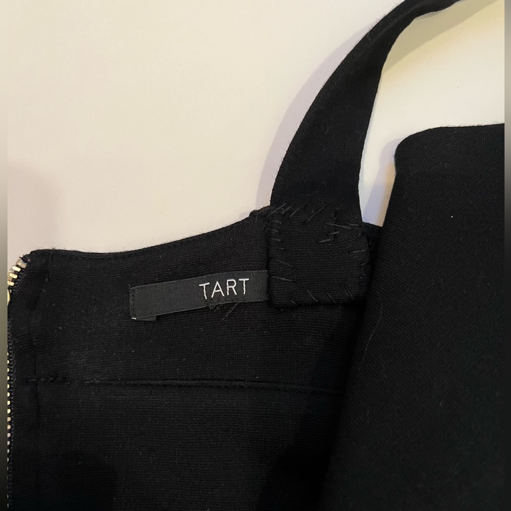 TART black bodycon mini dress. Size L - Picture 5 of 7